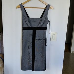 Bebe Donna square neckline work dress